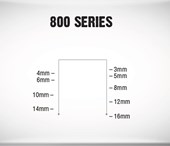 800 Series Fine Staples