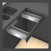 Sink Drawer M Height in Orion Grey