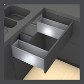 Sink Drawer C Height in Orion Grey