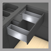 Sink Drawer C Height in Stainless Steel
