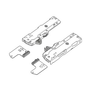 TIP-ON BLUMOTION set (Unit + latch + Adapter) for LEGRABOX/MOVENTO