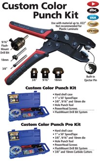 FastCap Pro Custom Color Colour Punch Kit