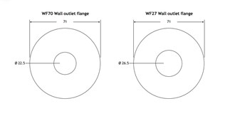 Wall Outlet Flange