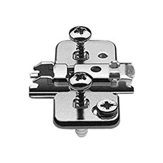 CLIP mounting plate cruciform 3 mm steel EXPANDO HA: cam