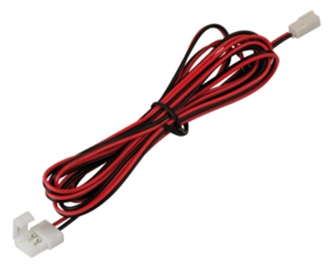 Cable 2m with Male Plug to Plug into Power Supply & LED Strip Clip