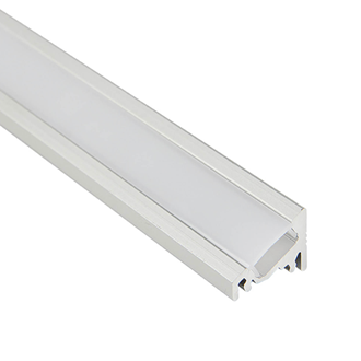 LED Al Pro Corner 30° or 60° Silver with Frosted Cover