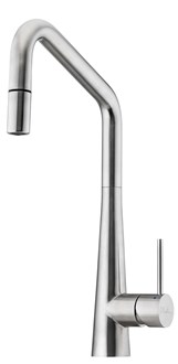 Essente Stainless Steel Square Goose Neck Pull Out Mixer