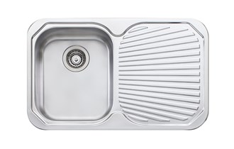 Oliveri Petite Single Bowl Topmount Sink With Drainer