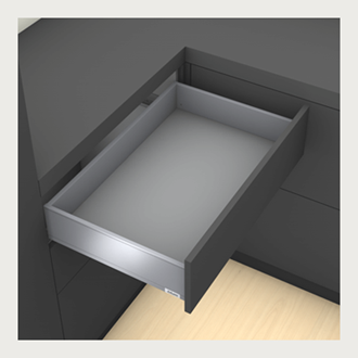 Blum LEGRABOX pure K Height 128.5MM drawer 500MM TIP-ON BLUMOTION in Silk White 40KG for drawer weight 0-20kg
