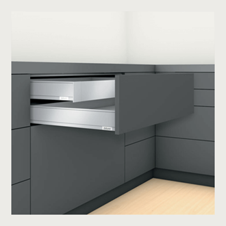 Blum LEGRABOX pure Inner Drawer M Height 90.5MM drawer 400MM TIP-ON BLUMOTION in Silk White 40KG for drawer weight 0-20kg